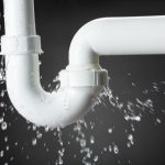 Image sgowing a leaking u-bend pipe